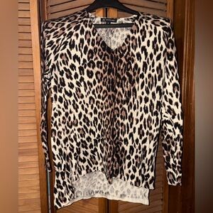 INC leopard sweater.